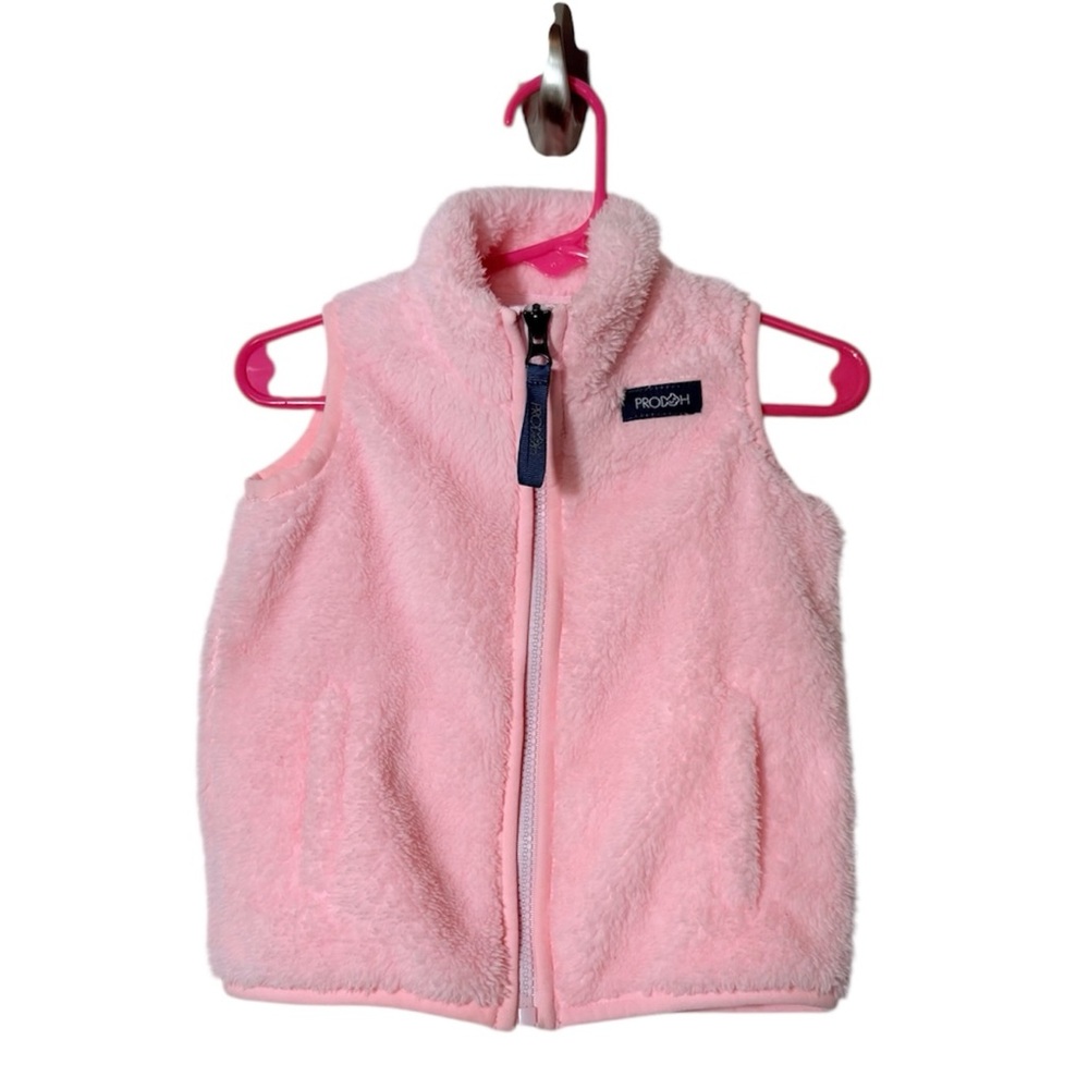 Prodoh Baby Pink Sherpa Vest size 12 Months